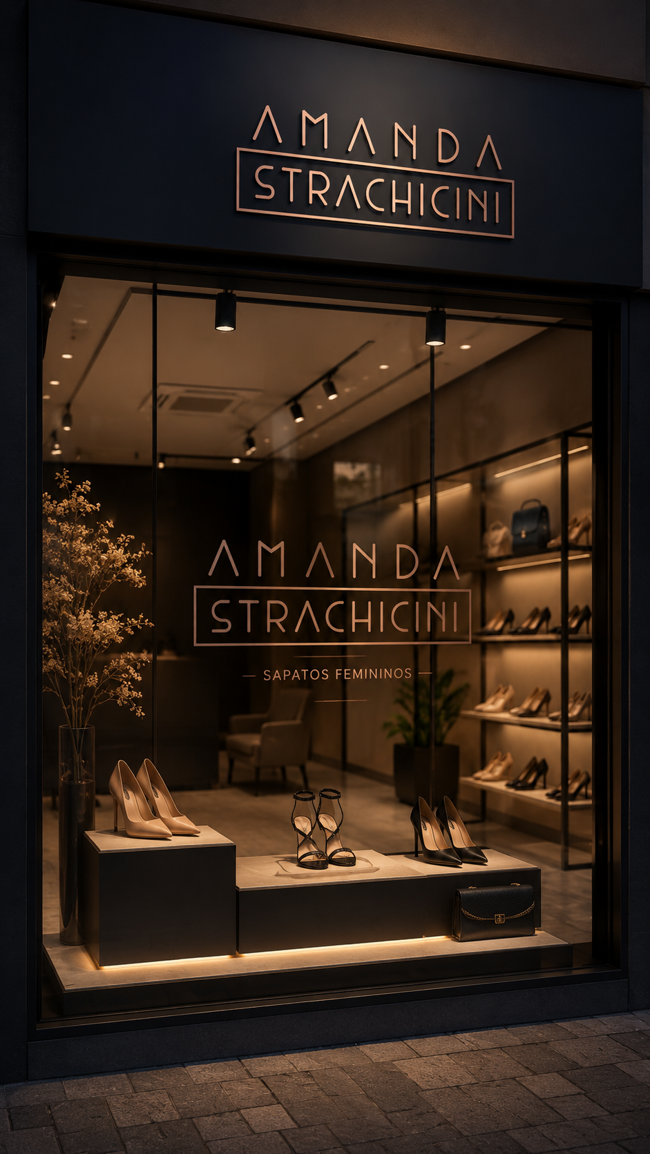 Fachada da marca Amanda Strachicini