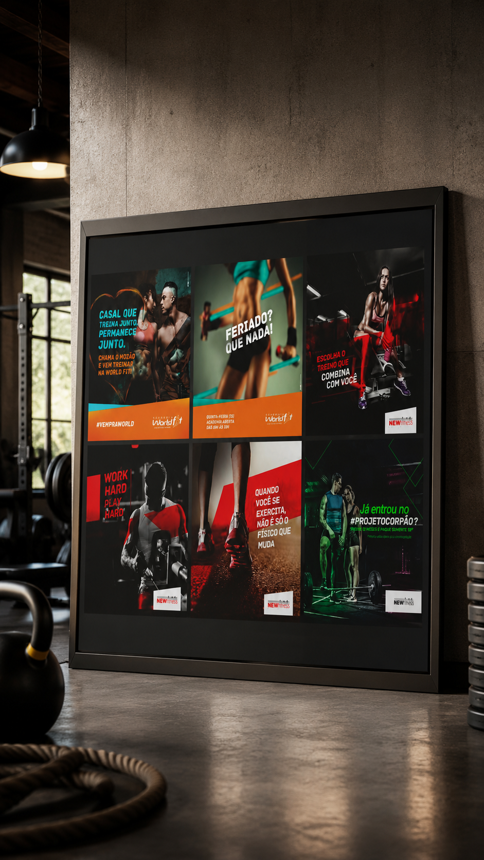 Campanhas de redes sociais para fitness